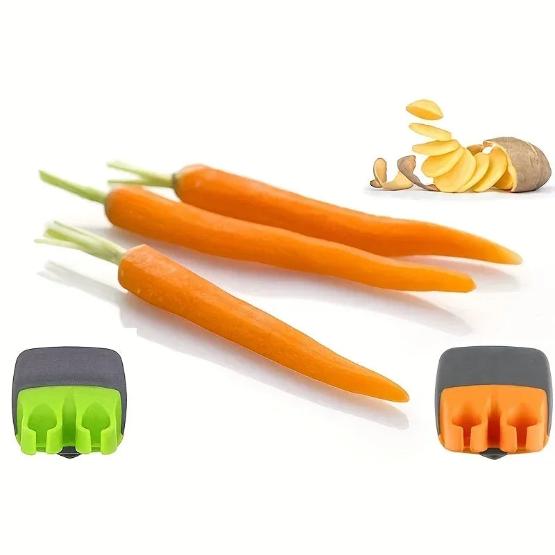 1 Easy and Convenient Black Green Peeler, Sharp Blade, Non Slip Grip, Suitable for Kitchen and Camping