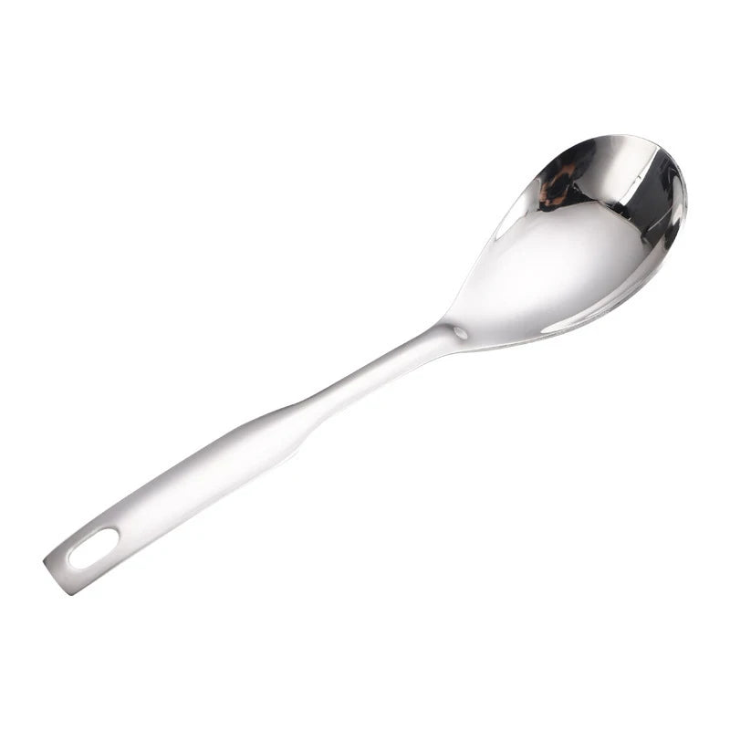 1PCS Stainless Steel Kitchen Spoon With Holes Cuisine Caviar Builder Roe Sauce Strainer Spoon Durable Kitchen Cooking Gadgets
