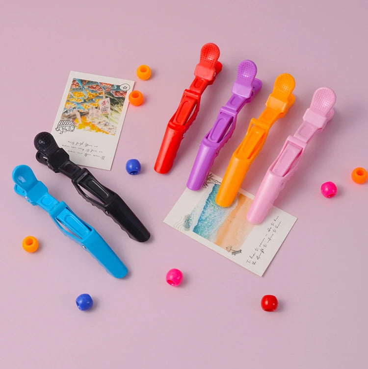 5-30Pieces Crocodile clip Plastic Anti-Slip Hair Clip Black/Pink/White Durable Hairpin Hair Styling Accessories Unisex