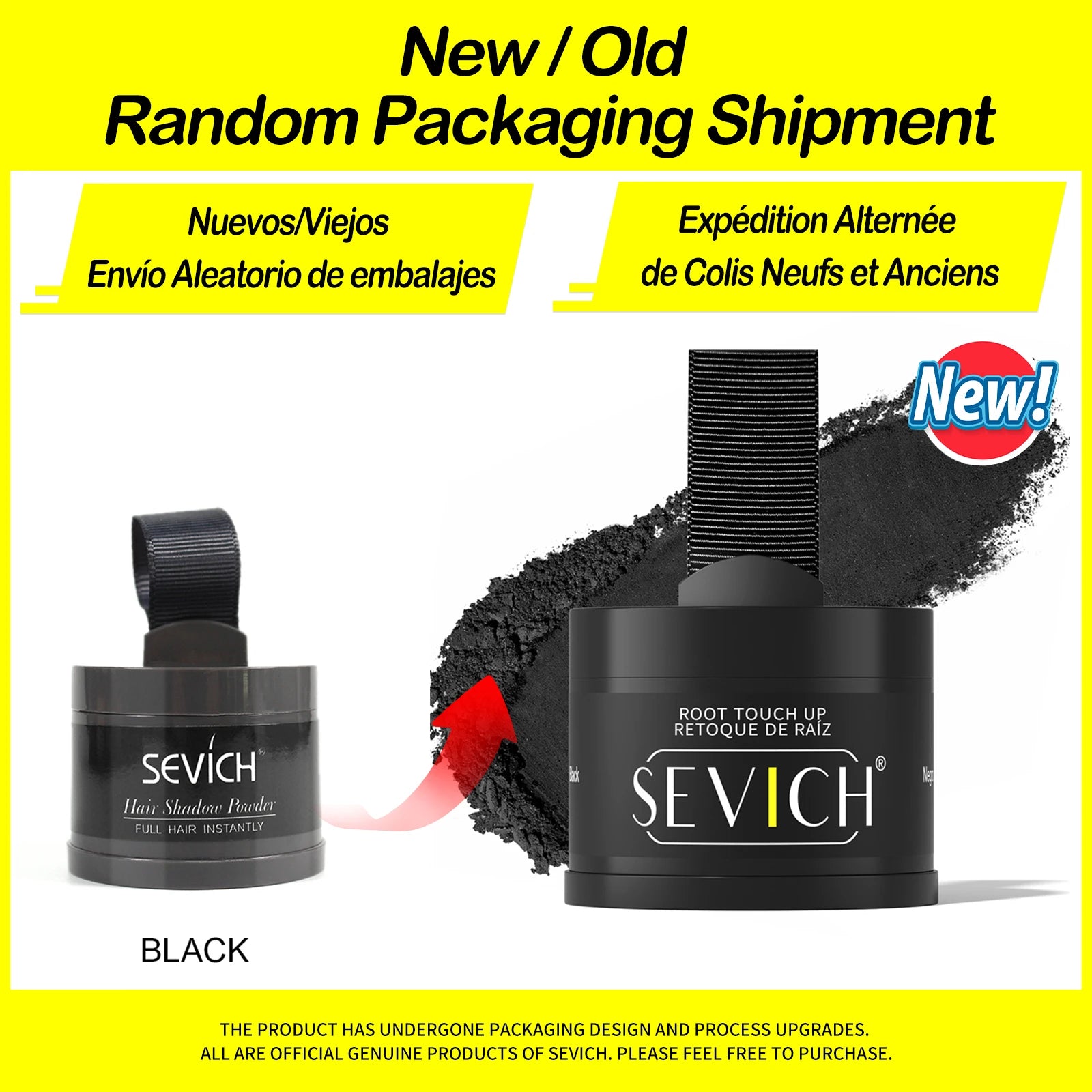 Sevich Hairline Powder 4g Hairline Shadow Powder Makeup Hair Concealer Natural Cover Unisex Hair Loss Product