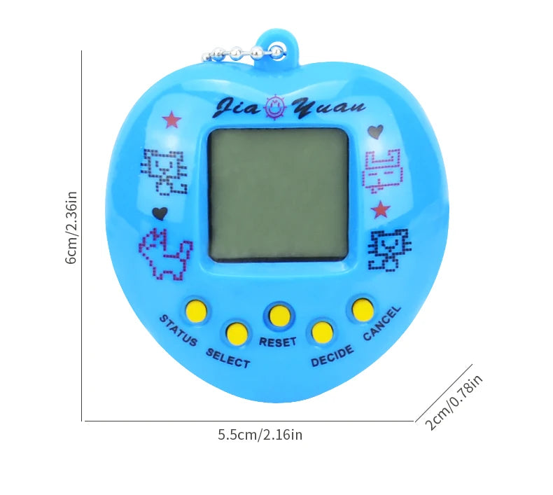 Kids Electronic Pets Game Tamagotchi Handheld Game Console Toy in Russian Original German Spanish Polish Virtual Digital Pet Toy