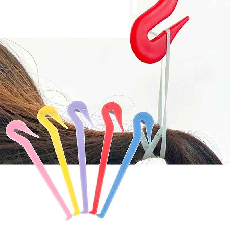 5Pcs Hair Bands Rubber Cutter Girls DIY Styling Headwear Band Cutting Tool