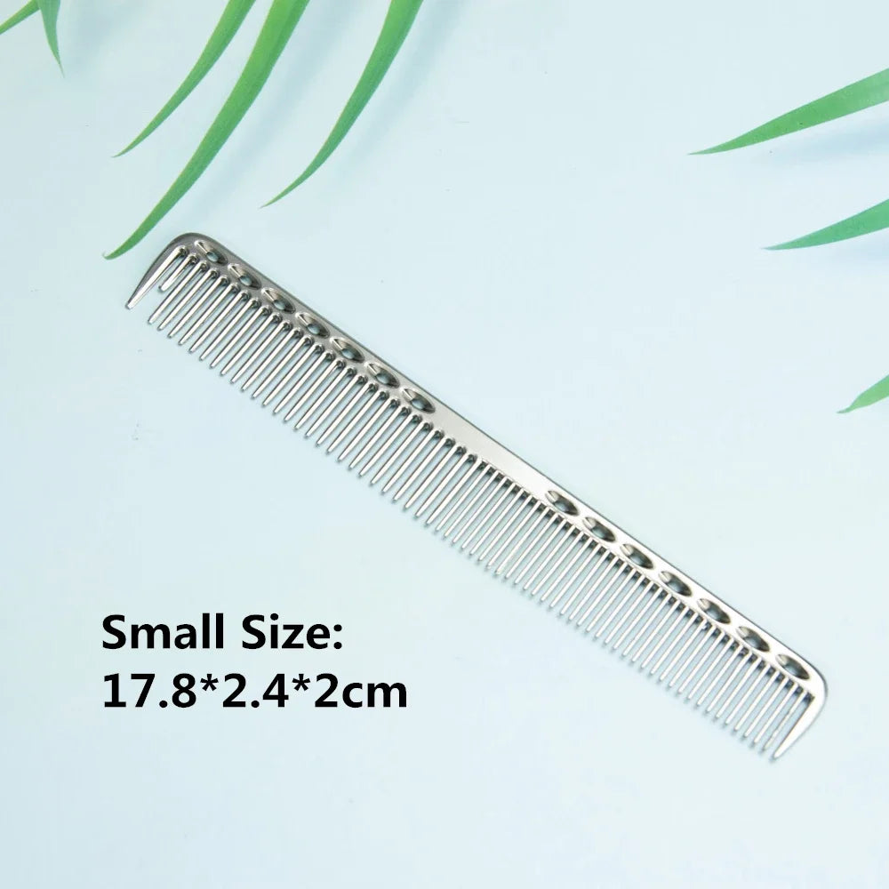 Space Aluminuml Hair Comb Pro Hairdressing Combs Расческа Для Волос Hair Cutting Dying Hair Brush Barber Tools Salon Accessaries
