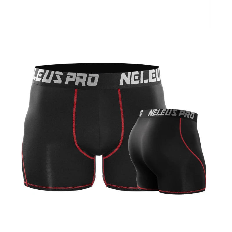 Men Compression Shorts Sport Gym Shorts Male Training Running Leggings Crossfit Tights Fitness Basketball Shorts Man Sportswear