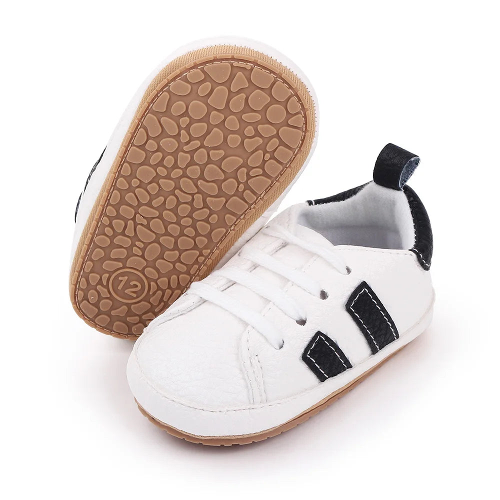 Baby Casual Shoes for Spring and Autumn TPR Sole Anti-slip High Quality PU Hot Selling Multiple choice 2023 Baby New Fashion