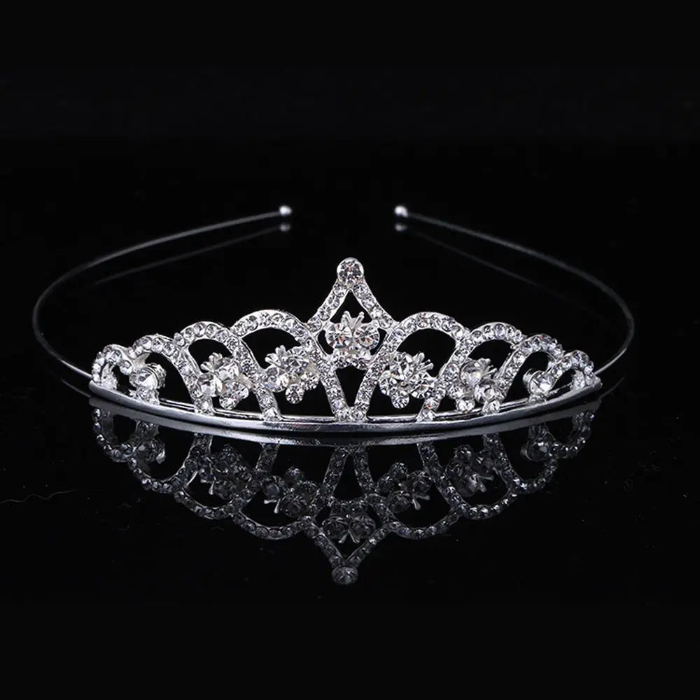 Crystal Wedding Tiaras Bridal Tiara Crown Headbands Women Girl Headpiece Prom Hair Ornaments Wedding Head Jewelry Accessories