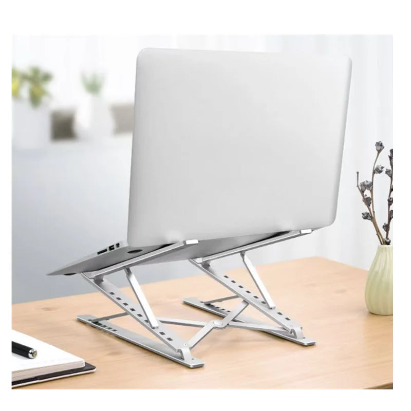 Laptop Stand For Macbook Folding Adjustable Aluminum Computer Pc Tablet Stand Notebook Tablelaptop Holder Heat Dissipation