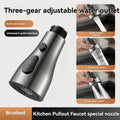 For 1/2" Connection Kitchen Pull Out Faucet Sprayer Nozzle 3 Modes ABS Water Saving Bathroom Basin Sink Shower Spray Head