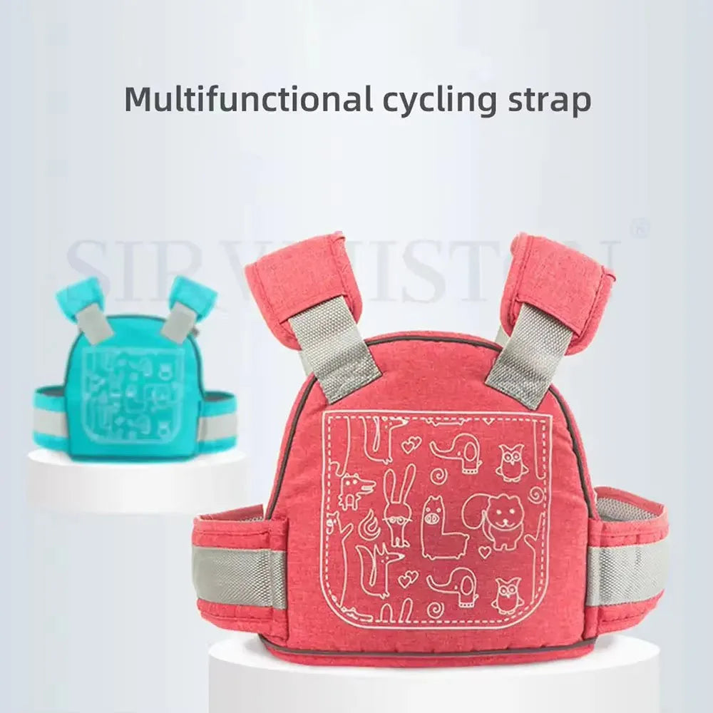 Children's Motorcycle Security Belt Electric Cycling Strap Seat Belt Protection Straps Anti-fall Belt Adjustable Bandage