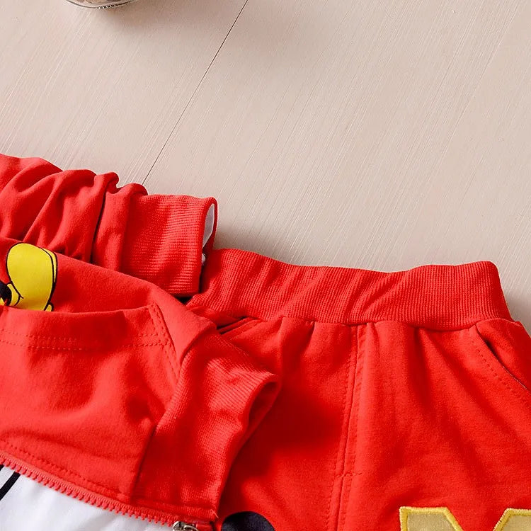 Spring Autumn  Products Boys Clothes Set Cute Cotton Hooded Coat T-shirt Pants 3PCS Set Casual Kids Sportswear baby girl clothes