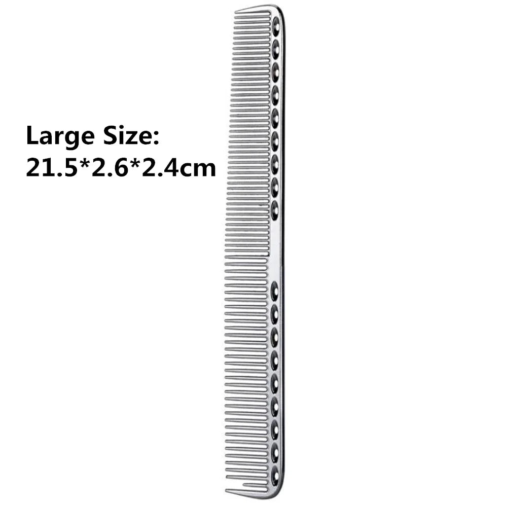 Space Aluminuml Hair Comb Pro Hairdressing Combs Расческа Для Волос Hair Cutting Dying Hair Brush Barber Tools Salon Accessaries