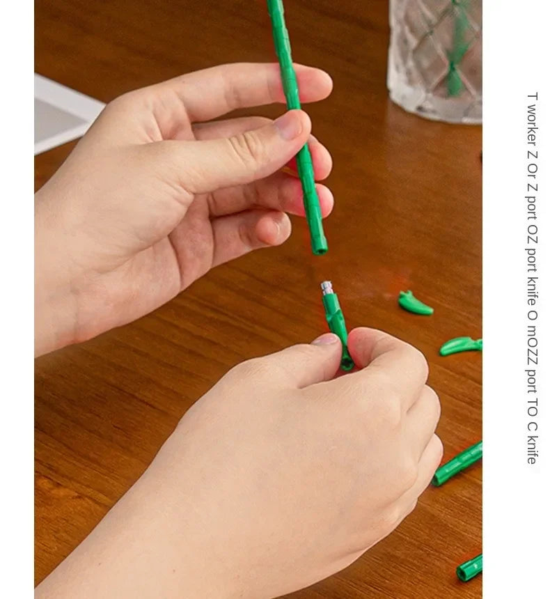 Romantic Rose Flower Bouquet Building Block Eternal Model Assembly Plastic Plant Brick Home Decor Mother's Day Birthday R Gift