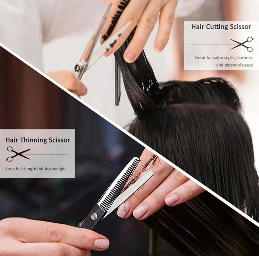 High Quality Hair Scissors Stainless Steel Professional Hair Scissors Home DIY Salon Single/Set Hair Tools