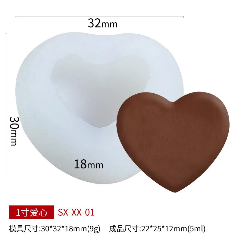 3D Woven Love Heart Silicone Mold Diy Handmade Heart-shaped Candle Soap Plaster Cake Chocolate Baking Tool Valentine's Day Gift