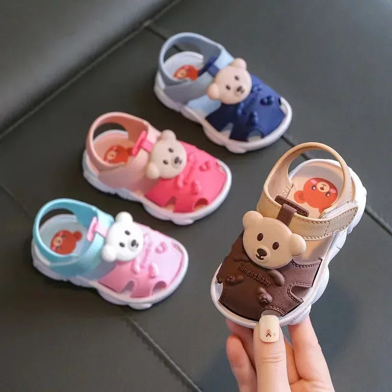 2026 Summer Baby Boys Girls Sandals Children Beach Sandals Cartoon Infant Toddler Shoes Comfortable Soft Sole Kids Student Shoes