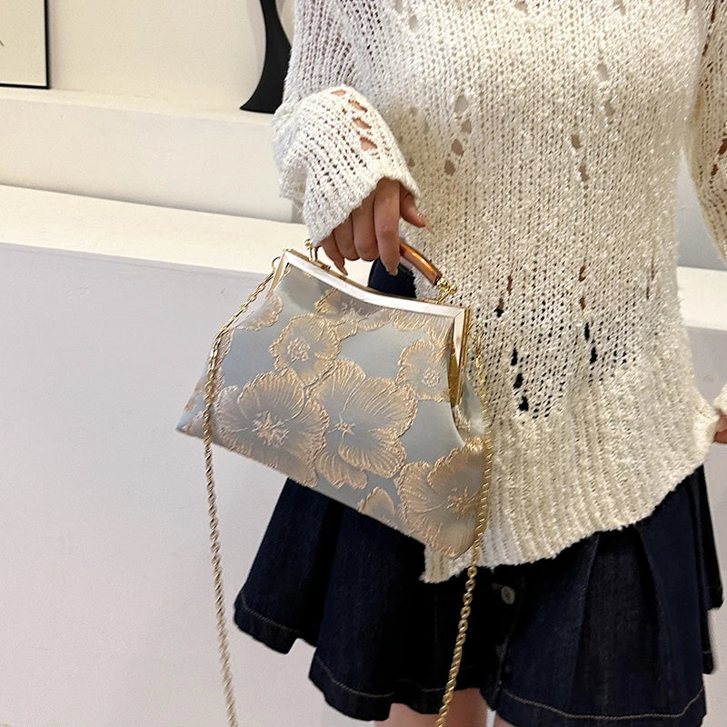 Women Party Dinner Bag Fashion Exquisite Ladies Dinner Bag Luxury Elegant Chain Simple Formal Gorgeous Crossbody Daily use Purse