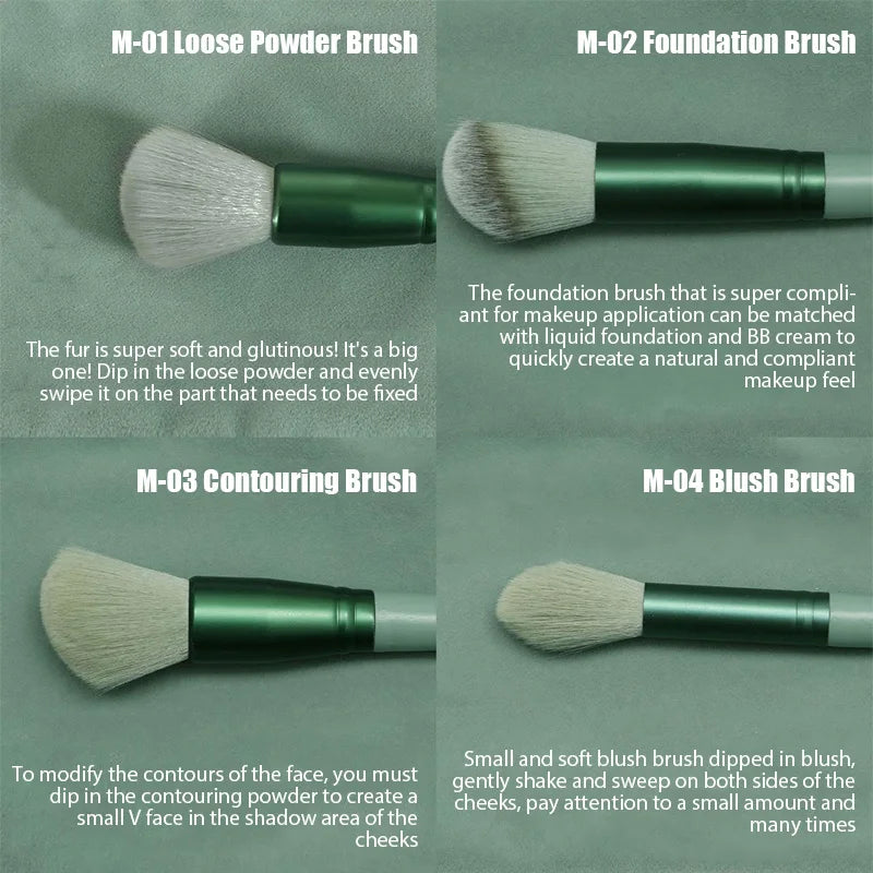 8-13 Pcs Soft Face Makeup Brushes Set Foundation Blush Powder Eye Shadow Highlighter Blending Make Up Cosmetic Brush Beauty Tool