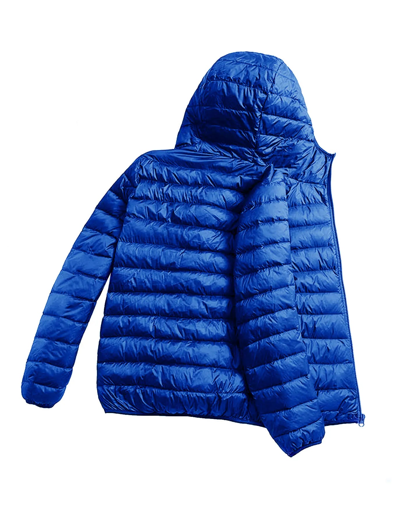 Winter Men's Lightweight Casual Cotton Jacket Suitable for Outdoor Sports, Windproof and Warm, Men's Hooded Solid Color Simple Cotton Coat