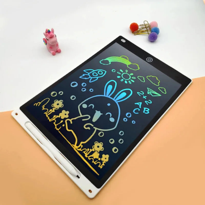 12 Inch Electronic Drawing Board(Brightness Increase By20%o), Writing Tablet For Kids,Colorful Screen Doodle Board