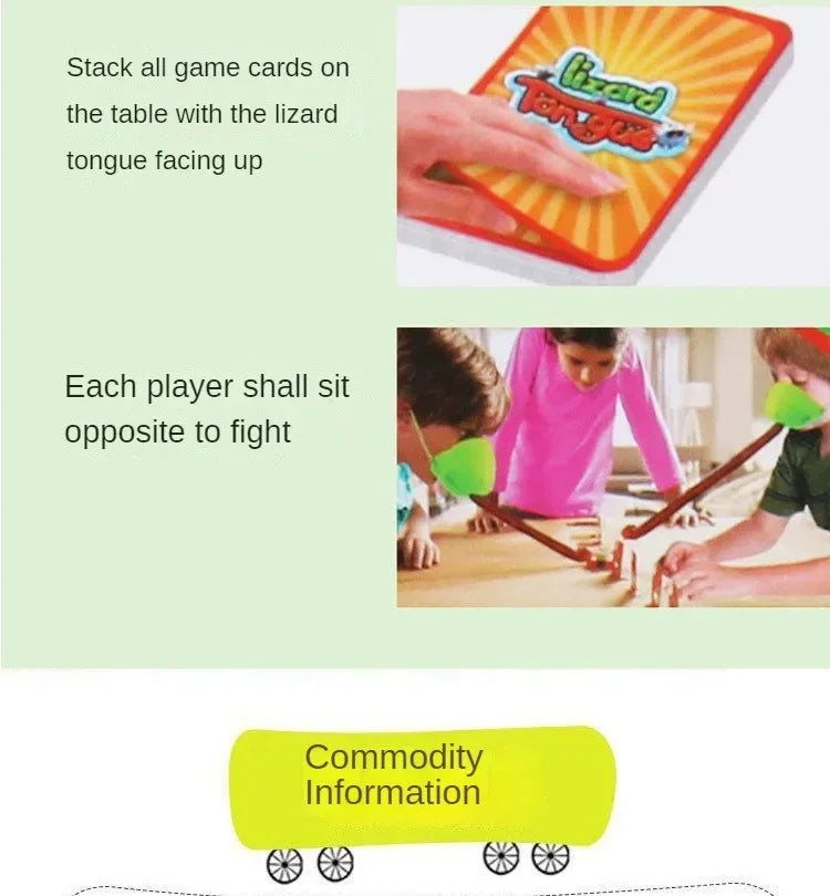 Board Games for Children Family Party Toys Frog Mask Wagging Tongue Lick Cards Antistress Funny Desktop Puzzle Game Toys