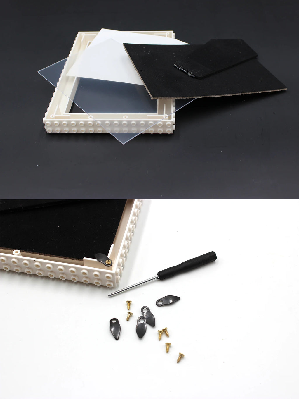 DIY Clourful Building Blocks Photo Frame For Home Decoration Creative Family Activity& Educational Gift