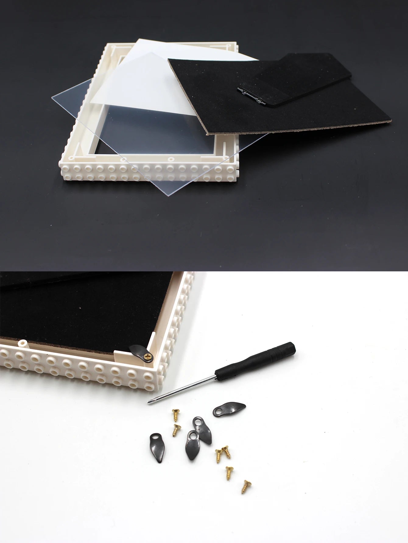 DIY Clourful Building Blocks Photo Frame For Home Decoration Creative Family Activity& Educational Gift