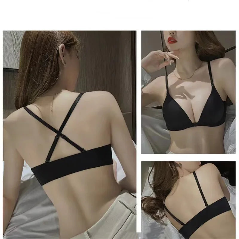 Seamless Bra Front Closure Bras For Women Small Cup Nonwire Brassiere Thin Pads Sexy Lingerie Female S-XL Underwear Intimates