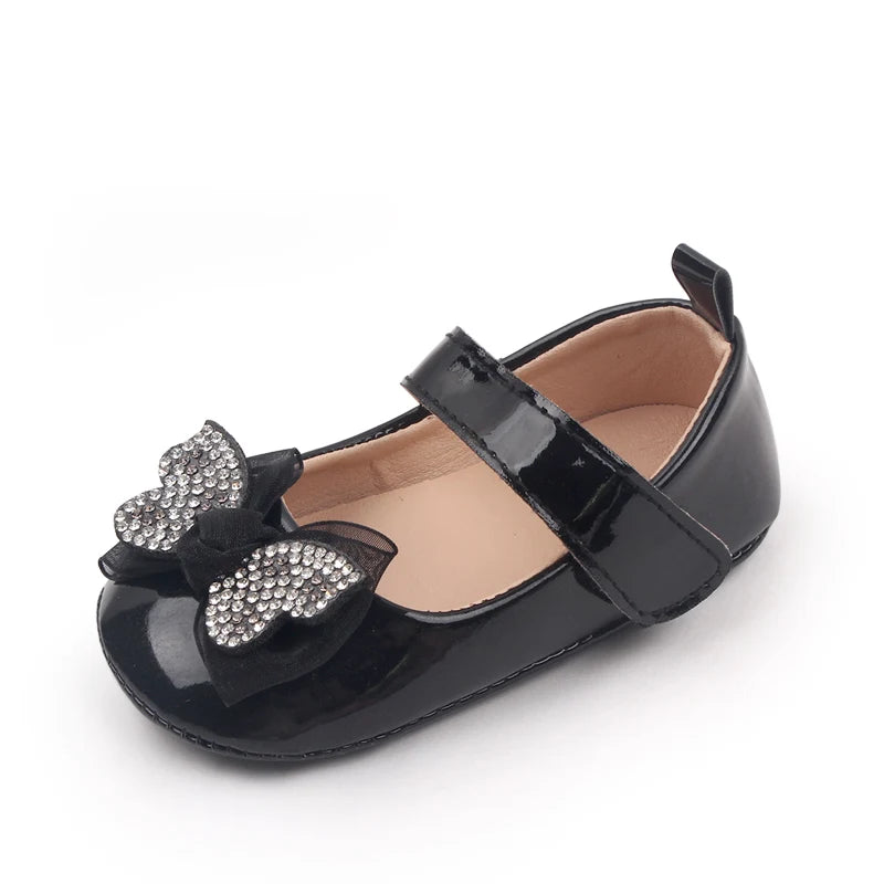 Baby Girl Shoes for 0-1 Years Toddler Spring and Summer Princess Shoes Mary Jane Butterfly Baby Shoes