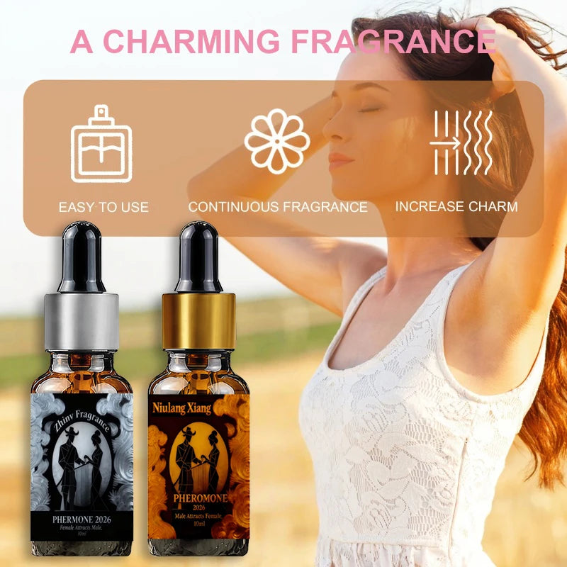 Pheromone Midnight Temptation Perfume Unisex Irresistible Tempting Couple Perfume Attract Opposite Lasting Pheromone Oil Perfume