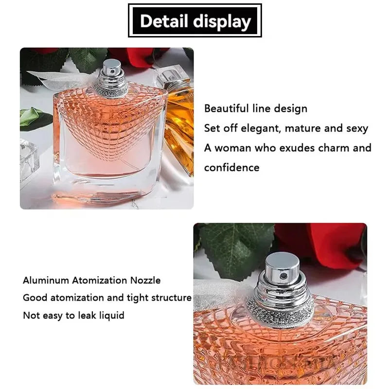 75ml Original Women Perfume True Love Rose Fragrance Long Lasting Perfume Fresh Natural Romantic Temperament Perfume 2025
