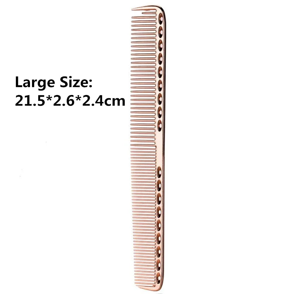 Space Aluminuml Hair Comb Pro Hairdressing Combs Расческа Для Волос Hair Cutting Dying Hair Brush Barber Tools Salon Accessaries