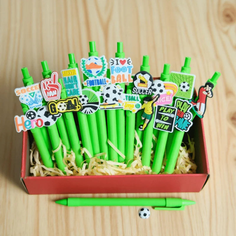6/12/18 Football Sports Series Writing Office Ballpoint Pen Creative Football Theme Black Ink Desktop Accessories Essential for