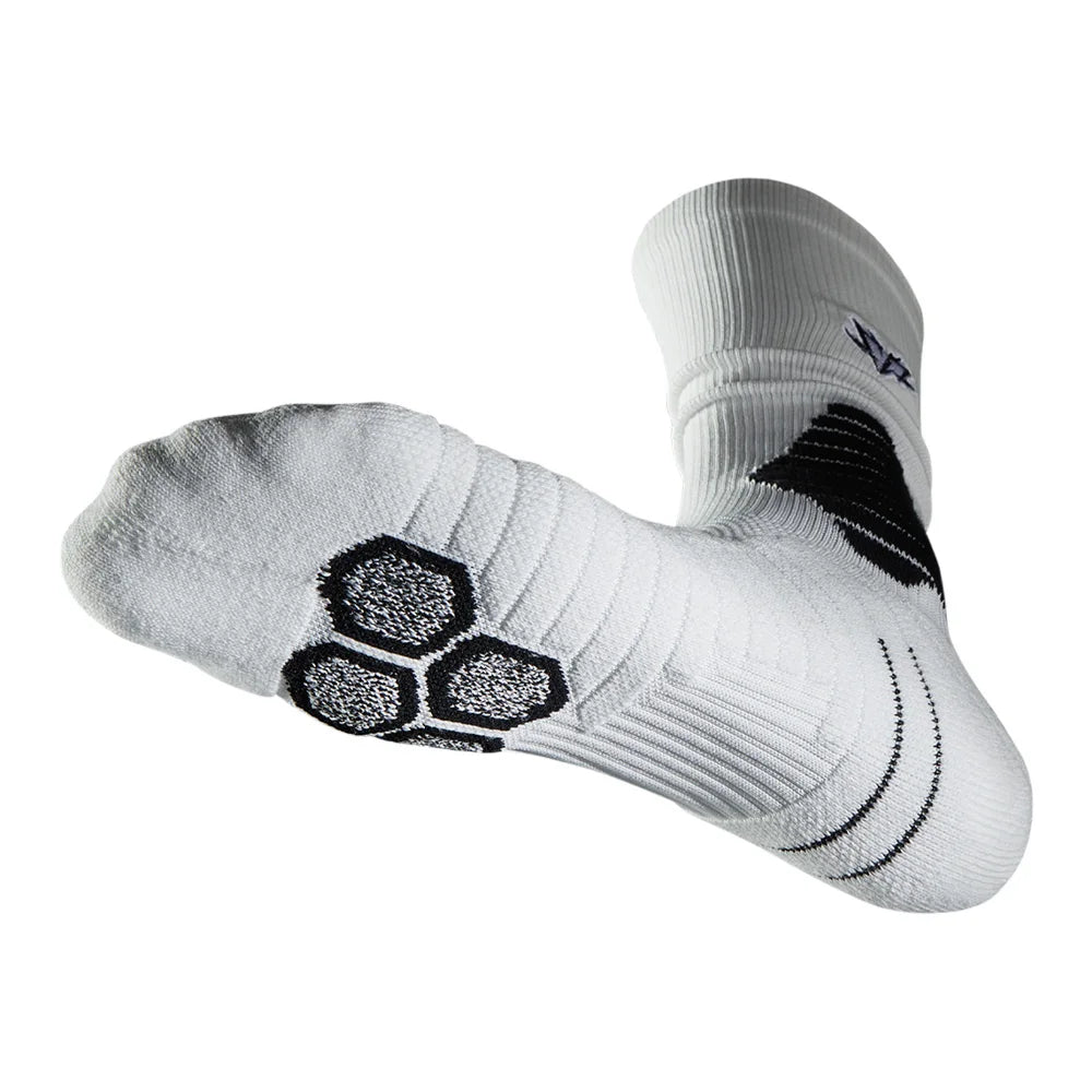 Ankle Support Socks for Sports Running Breathable Compression Socks for Men Women Athletic Non Slip Workout Socks for Basketball