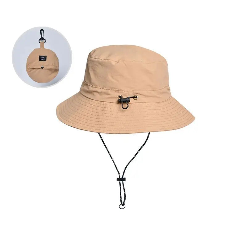 Panama Men And Women Spring Summer Waterproof Bucket Hat Fishing Mountaineering Sunshade Bucket Hat Outdoor Sports Fashion Cap