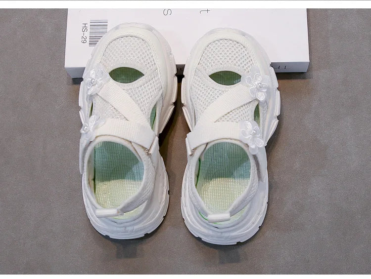 Summer Sandals New Fashion Simple Girls' Shoes Anti Slip Soft Comfort Beach Casual Shoe Breathable Versatile Simple Sports Shoes