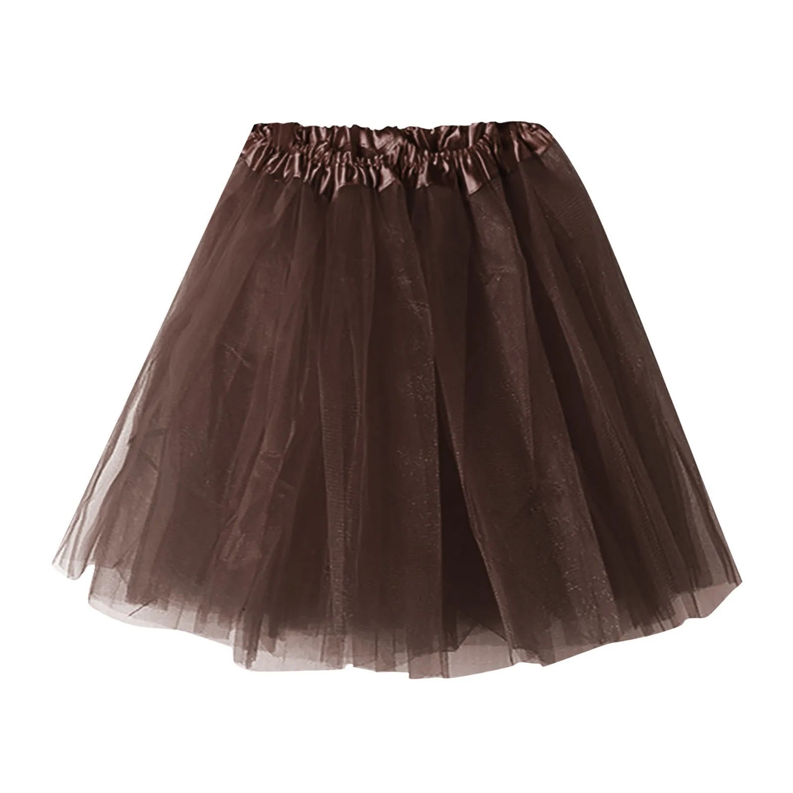 Black White Pleated Skirt Sexy Midi Tulle Skirt High Waist Full Lining Adult Tutu Korean Style Women Jupe Femme Faldas