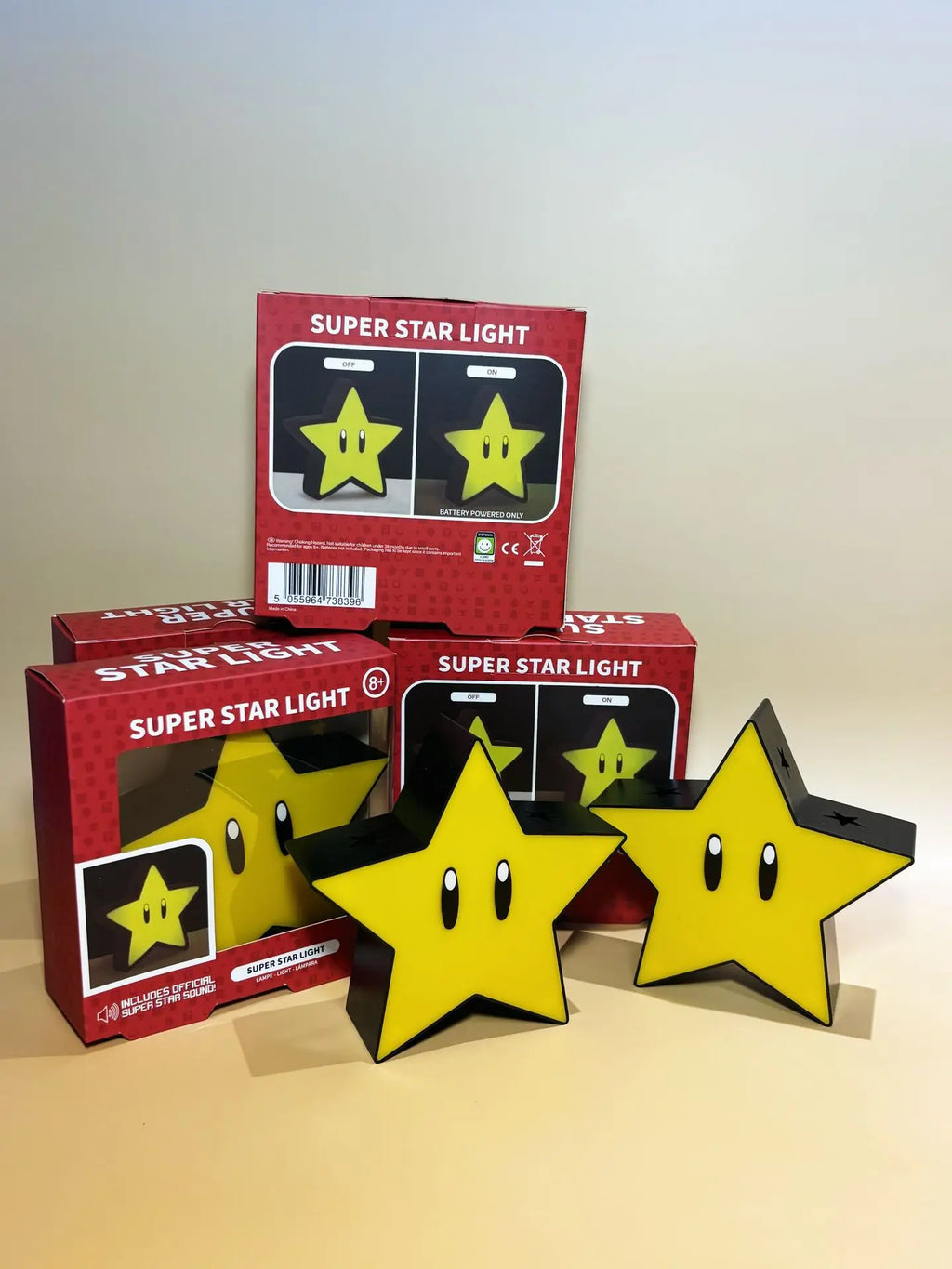 2026 New Super Star Light Cartoon Figure Led Music Night Light Sound Usb Charging Desk Lamp For Gifts Xmas Toys Wholesale Gifts