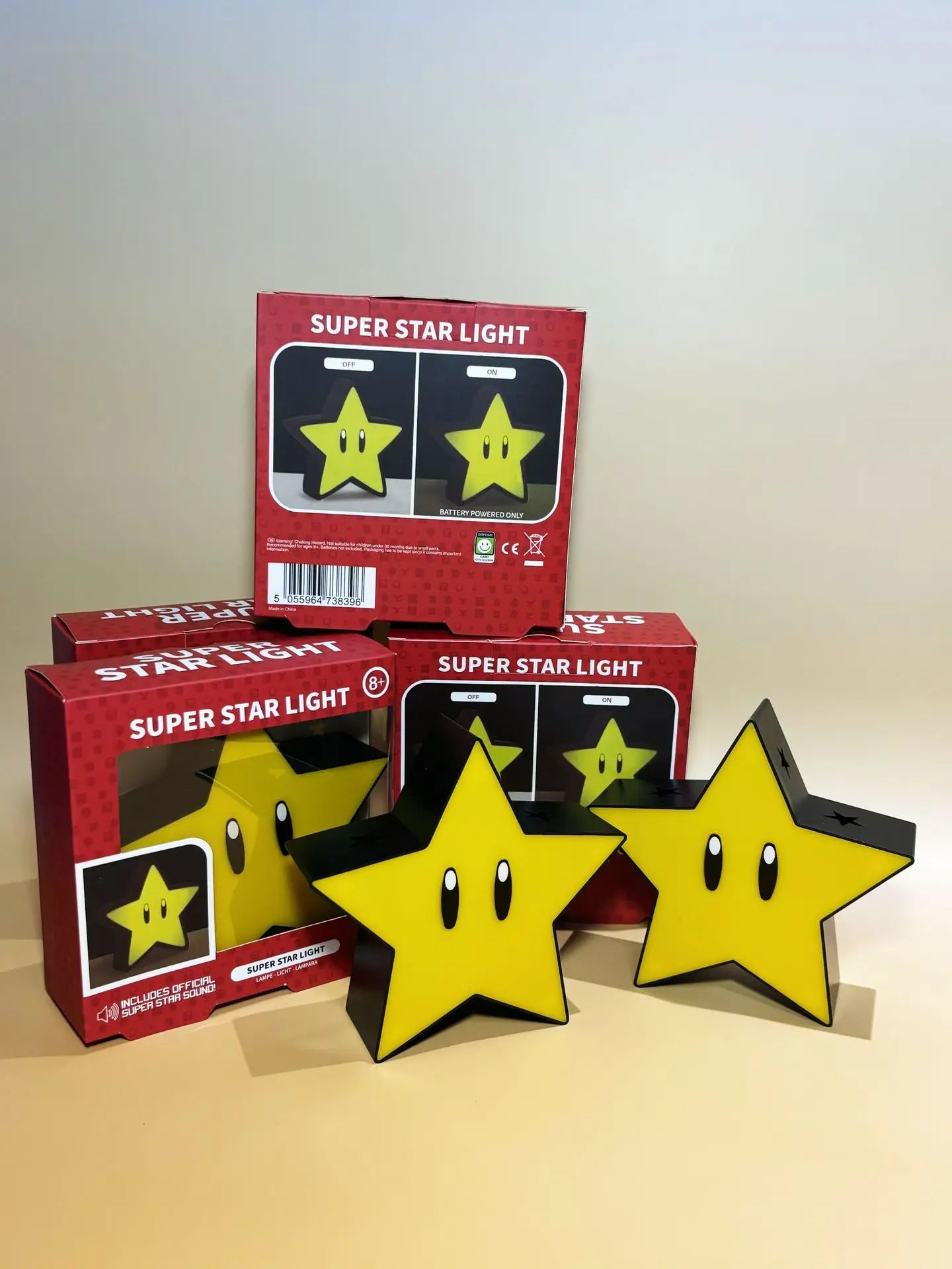 2026 New Super Star Light Cartoon Figure Led Music Night Light Sound Usb Charging Desk Lamp For Gifts Xmas Toys Wholesale Gifts