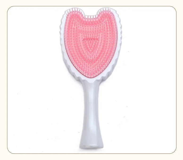 Professional Anti-Knot Comb Mini Angel Hair Smoothing Comb Anti-static Massage Scalp Comb Portable Salon Hairdressing Tool