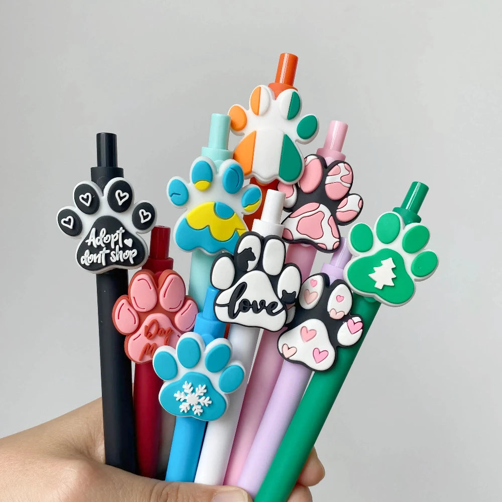 10Pcs/Set Dog Gel Pens for Birthday Party Favors Goodie Bag Stuffers Classroom Reward Prizes