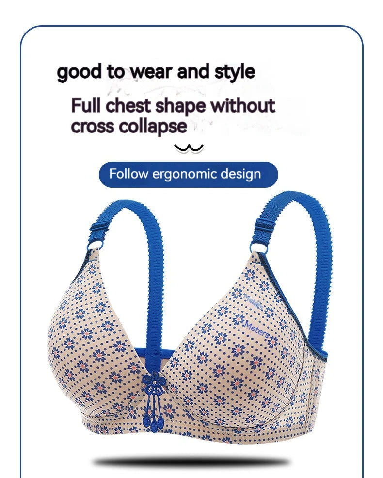 Comfortable & Stylish Nursing Bras for Pregnant Nursing Mothers New sexy printed Thin Bra Comfortable Wire-free Nursing Bra