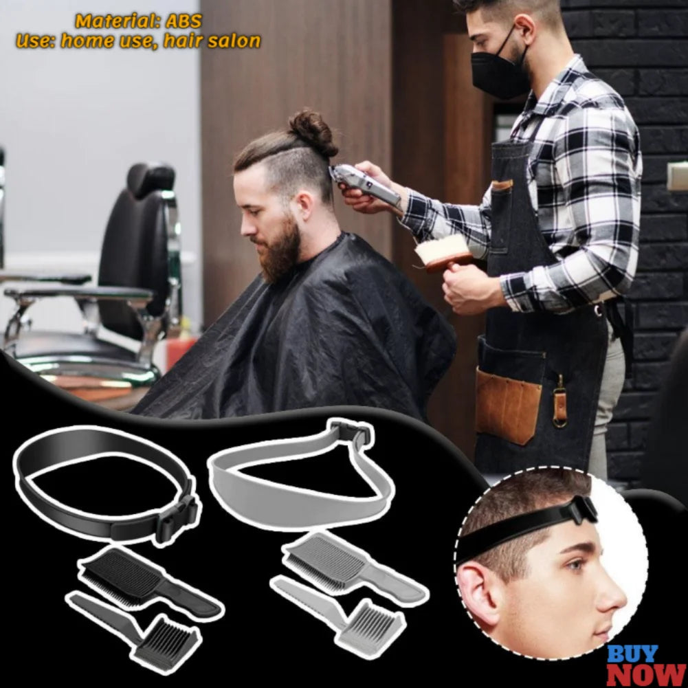 Fading Comb Professional Barber Clipper Blending Flat Top Hair Cutting Comb For Men Heat Resistant Fade Brush Salon Styling Tool