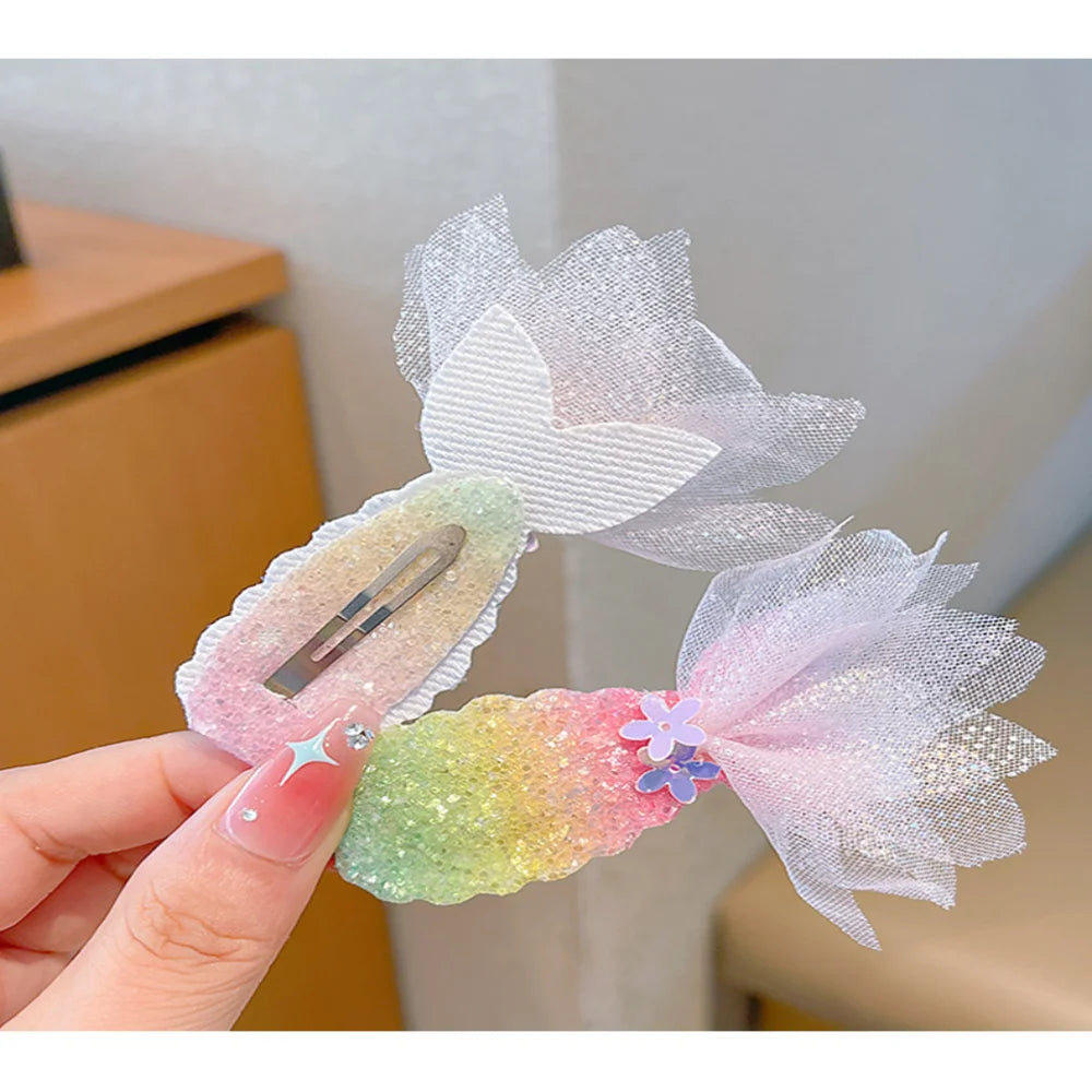 Kids Hair Clip Princess Hairpins Hair Ornament Cute Hair Accessories For Birthday Gift Party