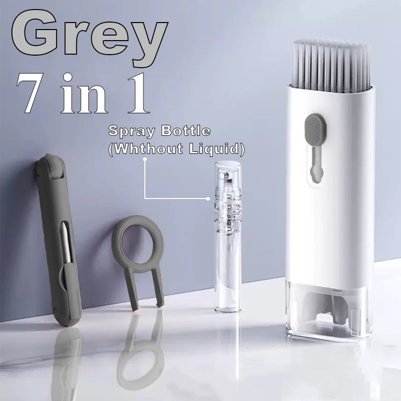 7-in-1 Keyboard Cleaning Kits Airpods Cleaner Headset Cleaner Pen Laptop Screen Cleaning Bluetooth Earphones Cleaning Kit