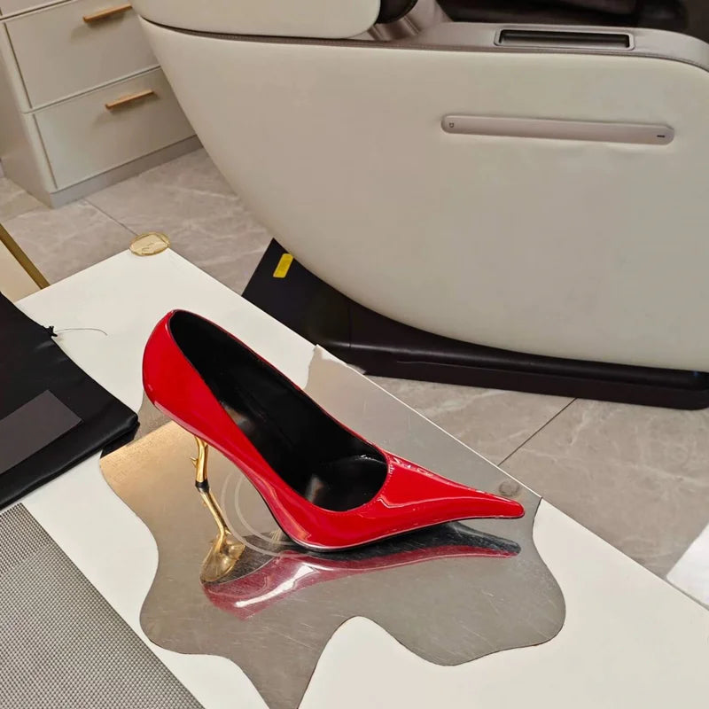 Summer high-heeled pointed women's sandals, European and American fashion runway parties, weddings, women's high heels