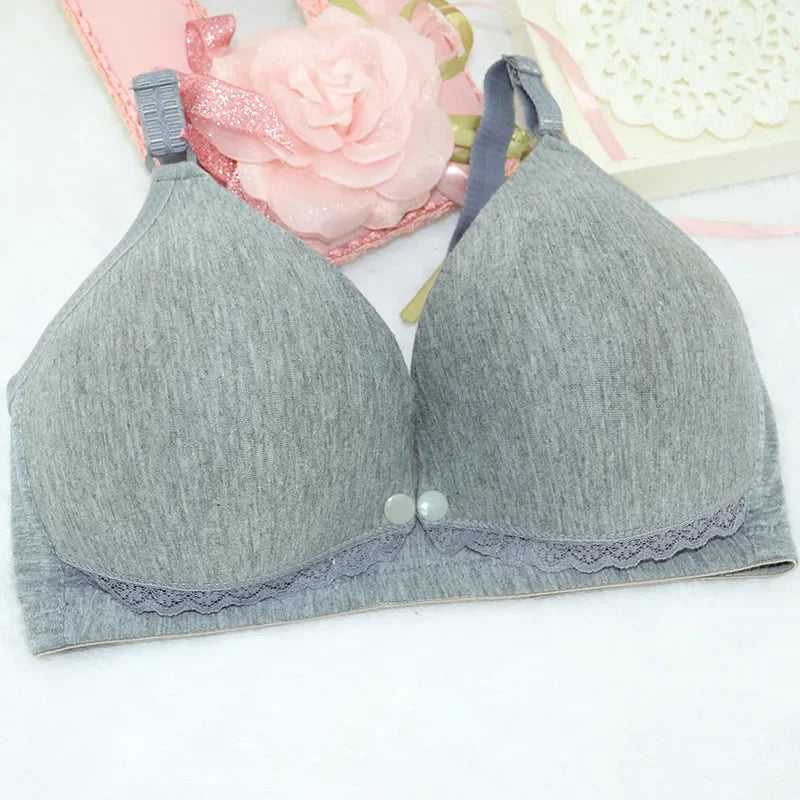 Cotton Maternity Nursing Bras Set Pregnant Breastfeeding Pregnancy Women Underwear Breast Feeding Bra soutien gorge allaitement