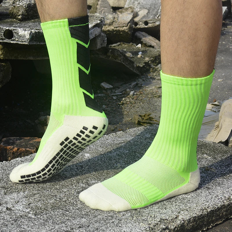Sports Socks Anti-Slip Football Soccer Socks Thickened Breathable Football Socks Men Women Outdoor Running Cycling calcetines