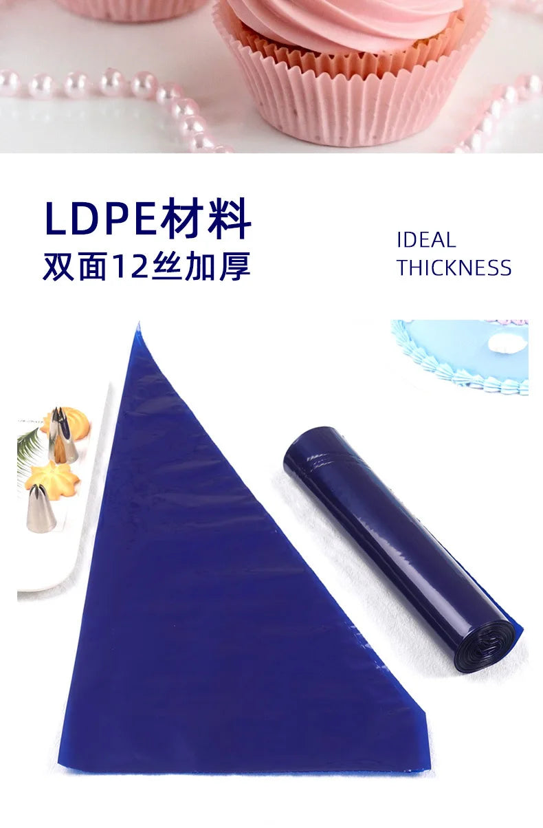 21 Inch Pastry Bags Disposable Icing Bag Thick Piping Bag Baking Accessories and Tools Cake Baking Tool Patisserie Professionnel