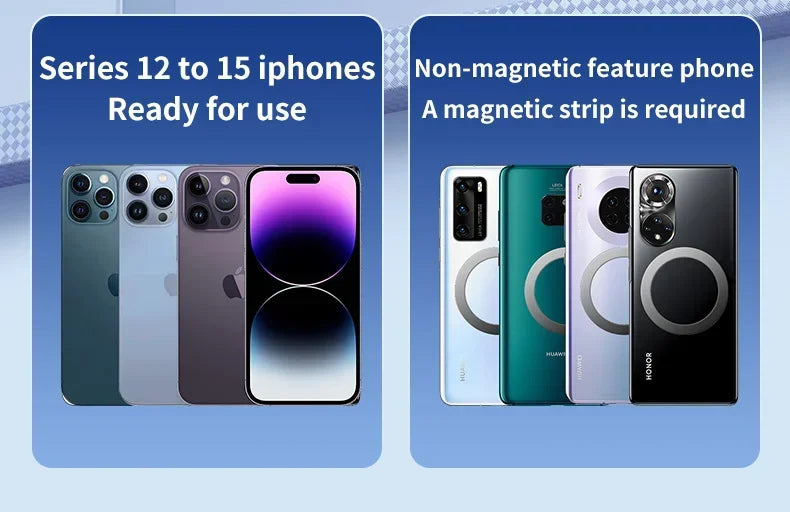 30W Ice Cooling Magnetic Wireless Car Charger Fast Charging Station for iPhone15 14 13 12 Pro Max MacSafe Car Phone Holder Stand