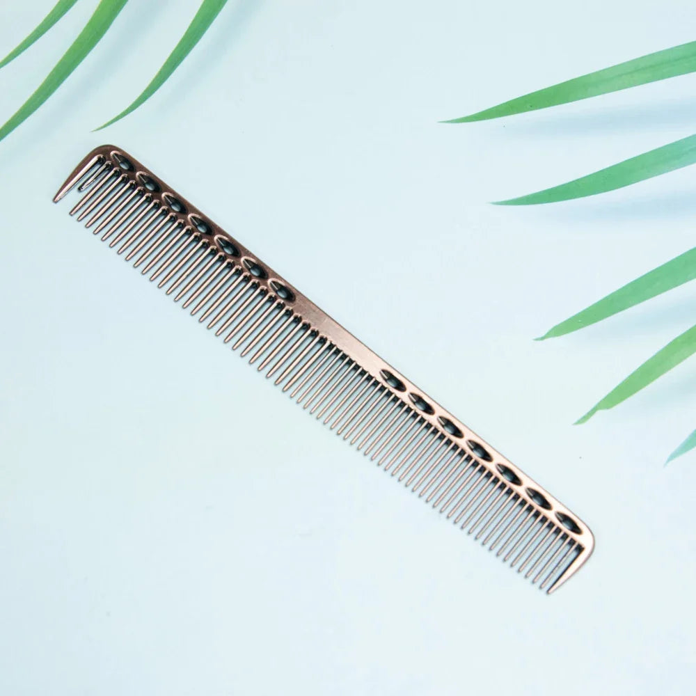Space Aluminuml Hair Comb Pro Hairdressing Combs Расческа Для Волос Hair Cutting Dying Hair Brush Barber Tools Salon Accessaries